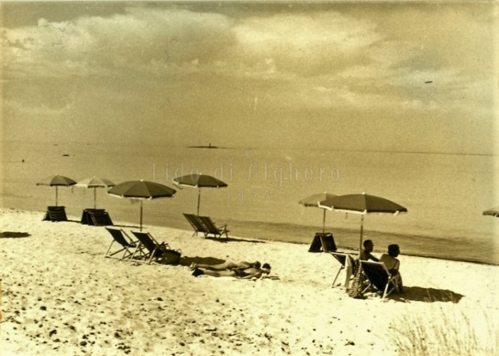 1970 foto storica | Lido di Alghero